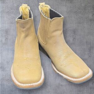 Ankle Boot Wide Square Toe Sz 22mex=5 USA women’s